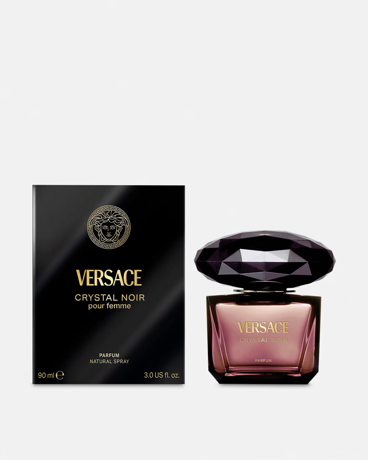 Versace crystal noir perfume bottle with luxurious design